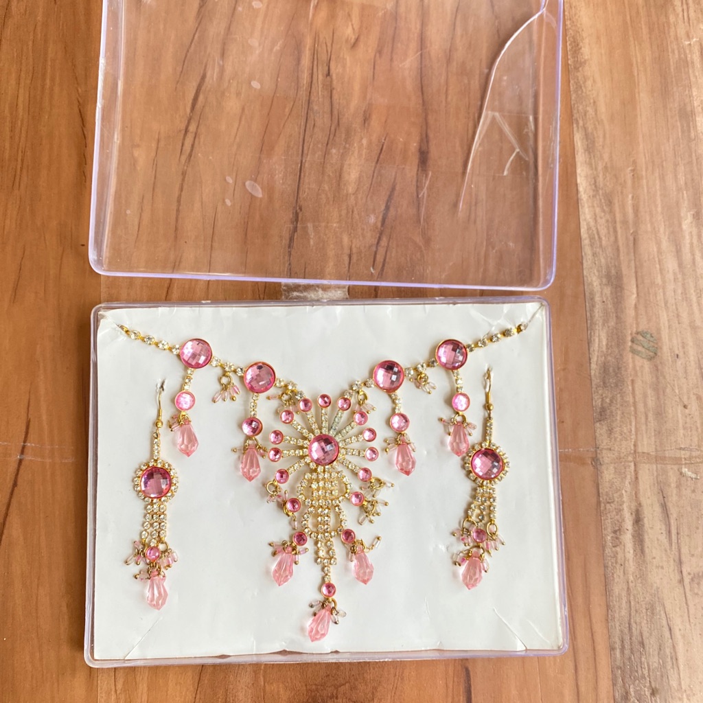 Beautiful Indian Necklace With Earrings